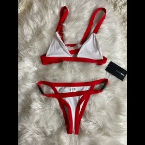 Two piece bathing suit